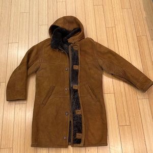 Shearling Sheepskin Long Coat